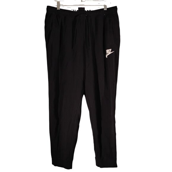 Nike sweatpants mens XL XLarge black  jogger swoosh just do it logo CI1196 - Picture 1 of 11